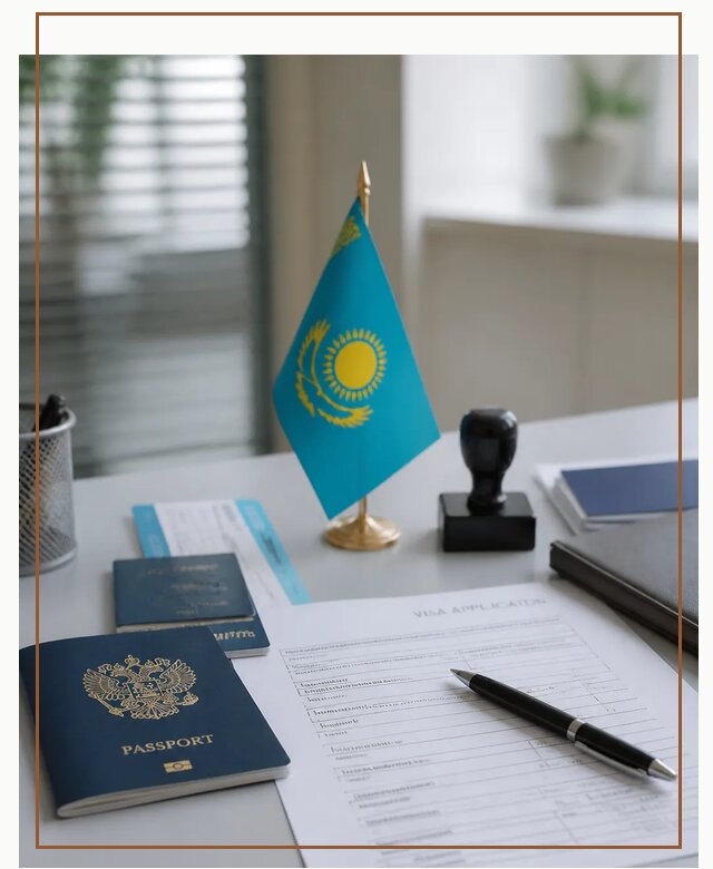 Оформление визы в Казахстан для поездки и работы в Рязани