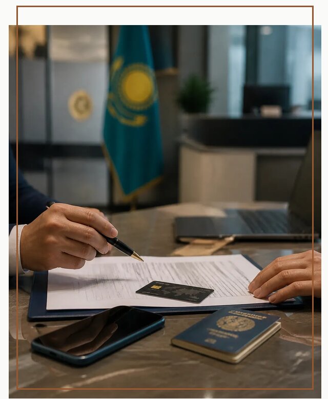 Открытие счета и банковской карты в Казахстане в Рязани
